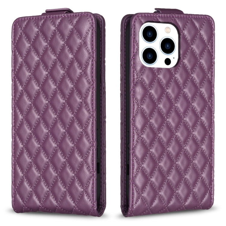 Diamond Lattice Vertical Flip Leather Phone Case, Series 1