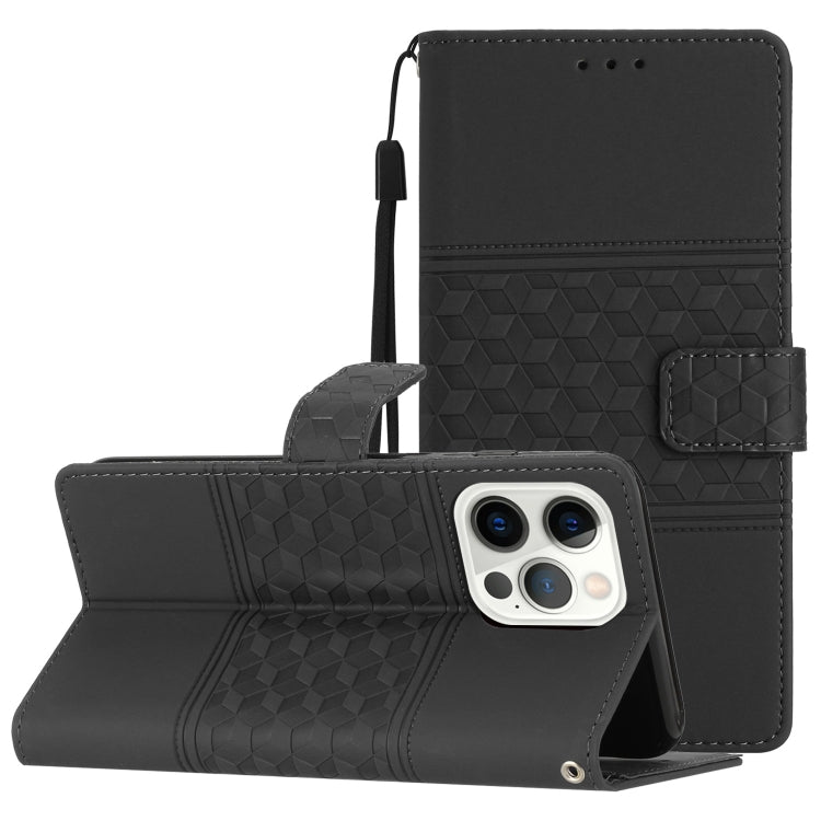 Diamond Embossed Skin Feel Leather Phone Case, Series 1