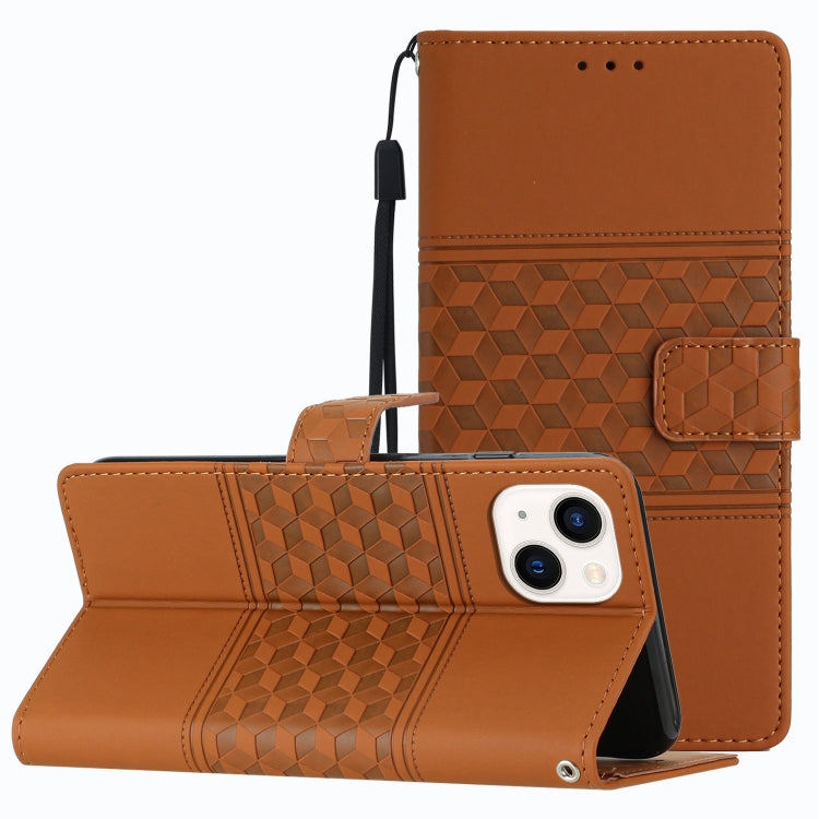 Diamond Embossed Skin Feel Leather Phone Case, Series 1