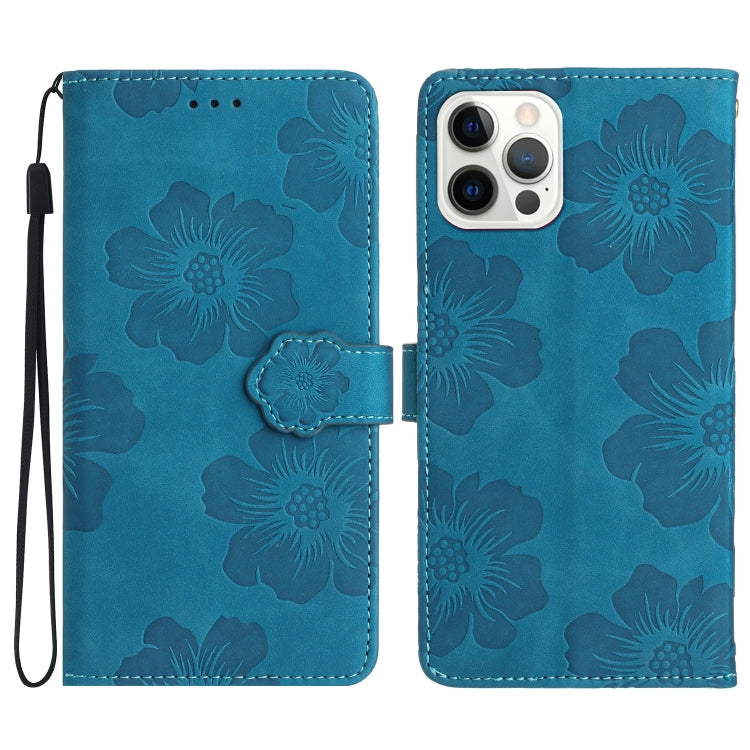 Flower Embossing Pattern Leather Phone Case, Series 1