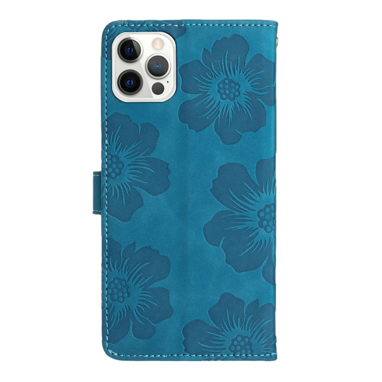 Flower Embossing Pattern Leather Phone Case, Series 1