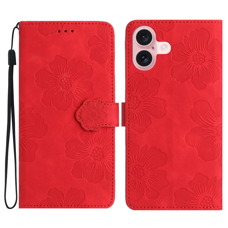 Flower Embossing Pattern Leather Phone Case, Series 1