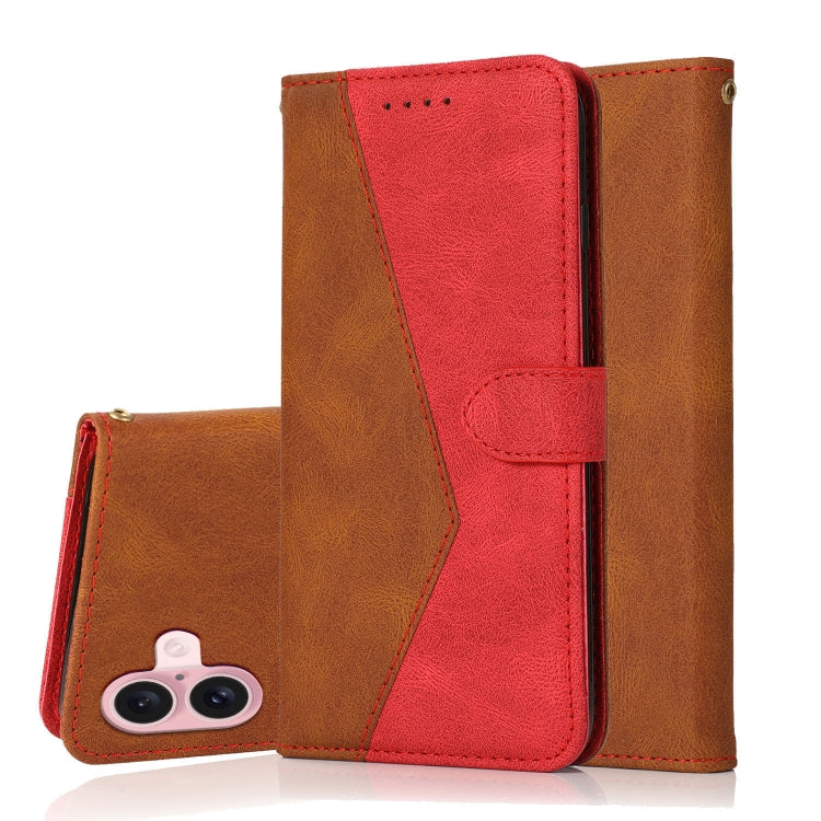 Dual-color Stitching Leather Phone Case, Series 1