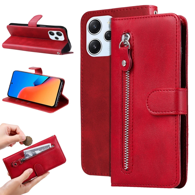 Fashion Calf Texture Zipper Leather Phone Case, Series 1