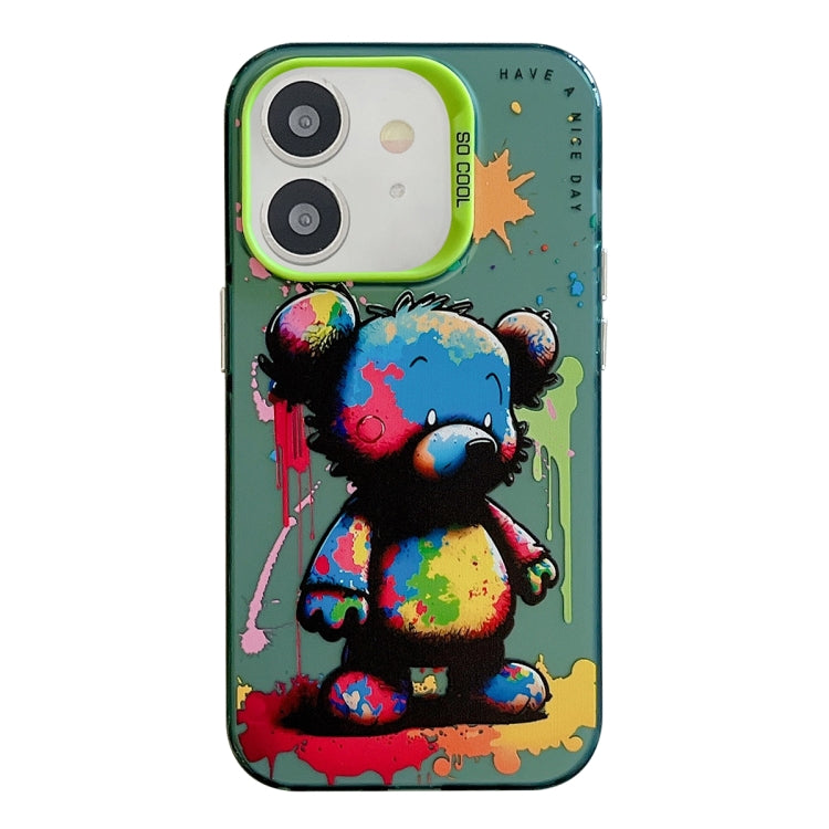 Animal Pattern Oil Painting Series PC + TPU Phone Case, Series 1