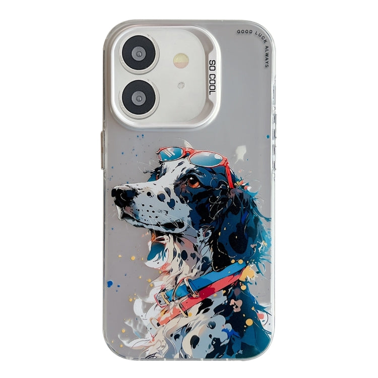 Animal Pattern Oil Painting Series PC + TPU Phone Case, Series 1