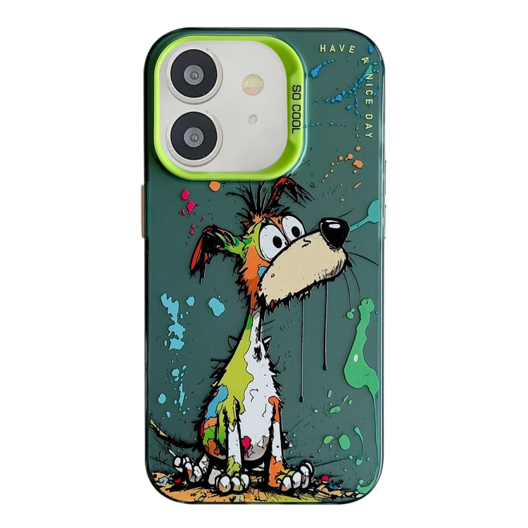 Animal Pattern Oil Painting Series PC + TPU Phone Case, Series 1