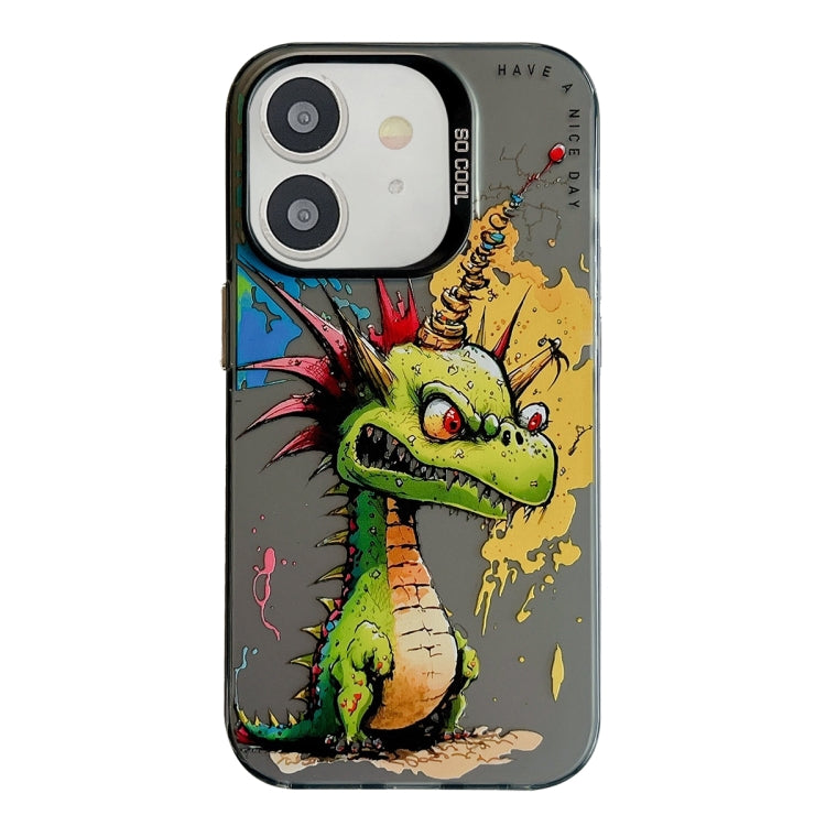 Animal Pattern Oil Painting Series PC + TPU Phone Case, Series 1