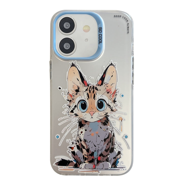 Animal Pattern Oil Painting Series PC + TPU Phone Case, Series 1