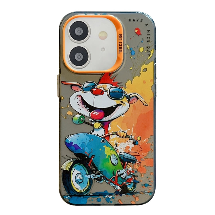 Animal Pattern Oil Painting Series PC + TPU Phone Case, Series 1