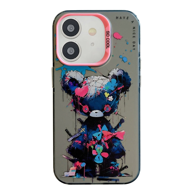 Animal Pattern Oil Painting Series PC + TPU Phone Case, Series 1