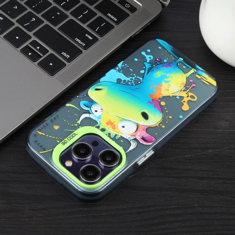 Animal Pattern Oil Painting Series PC + TPU Phone Case, Series 1