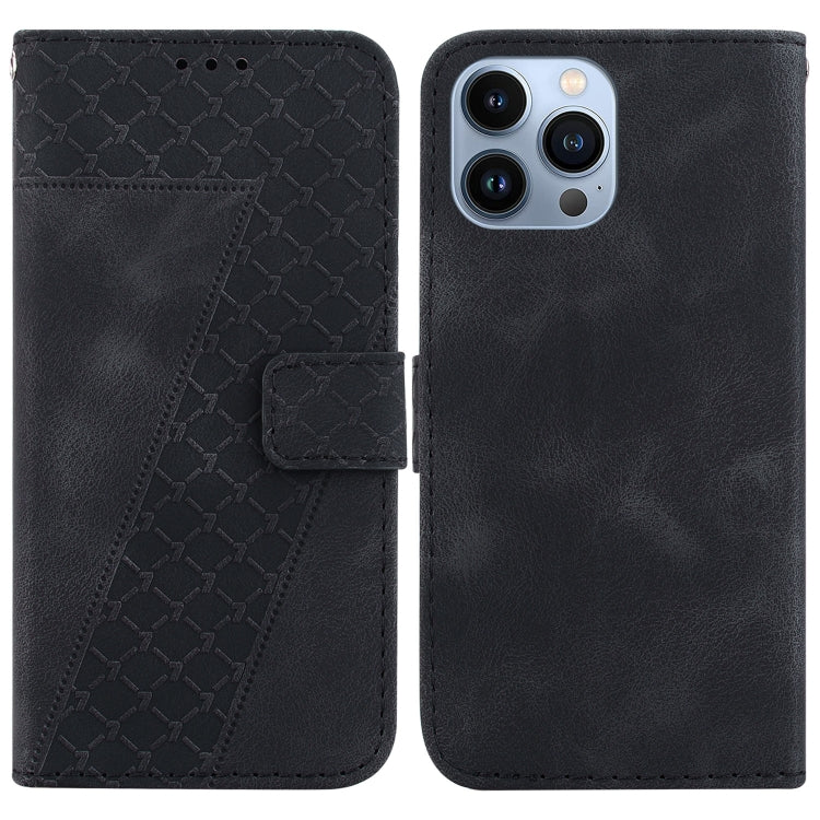 Seven-shaped Embossed Leather Phone Case, Series 1