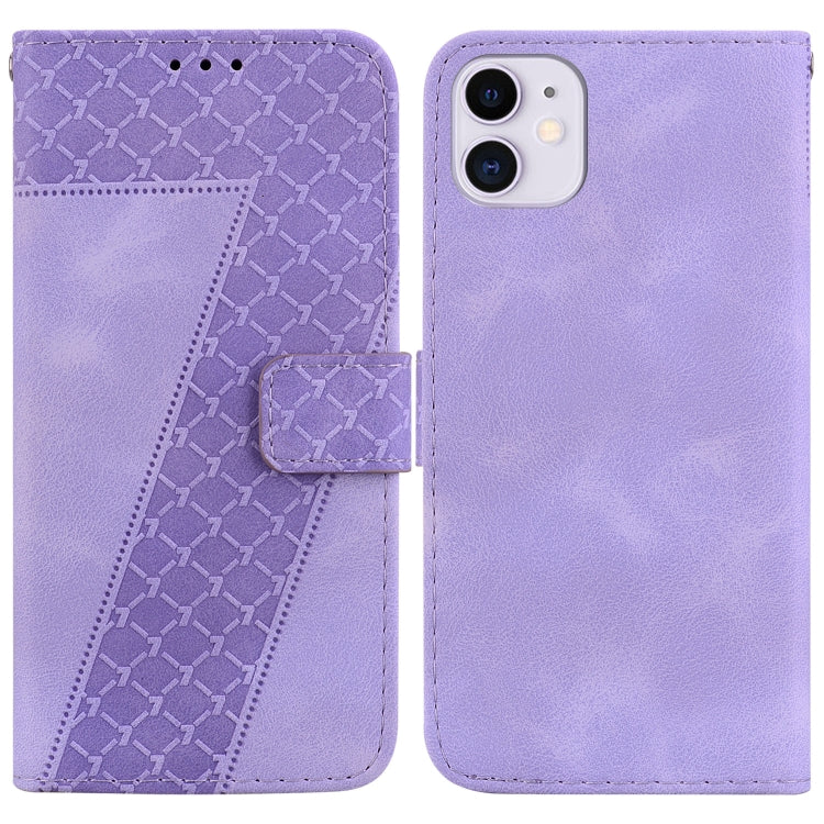 Seven-shaped Embossed Leather Phone Case, Series 1