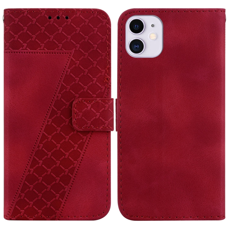 Seven-shaped Embossed Leather Phone Case, Series 1