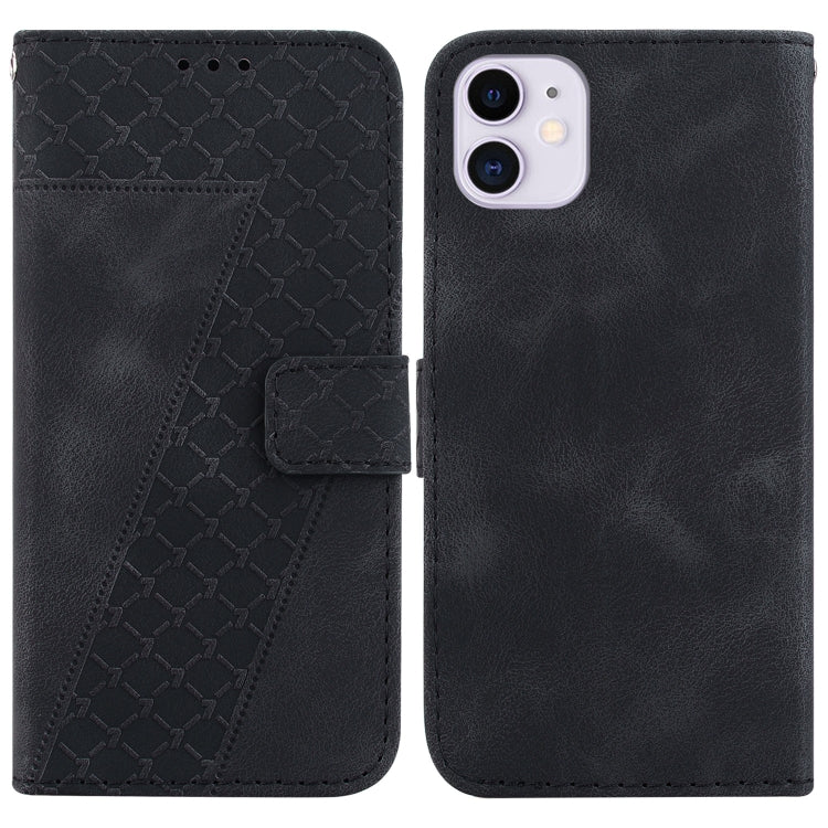 Seven-shaped Embossed Leather Phone Case, Series 1