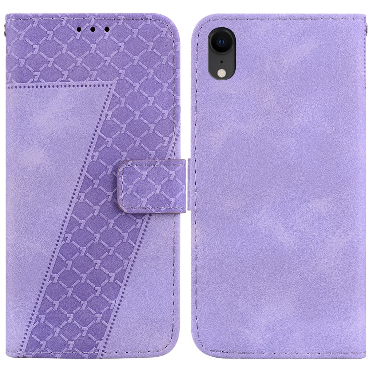 Seven-shaped Embossed Leather Phone Case, Series 1