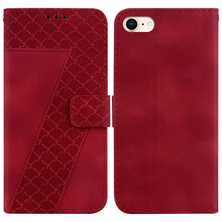 Seven-shaped Embossed Leather Phone Case, Series 1