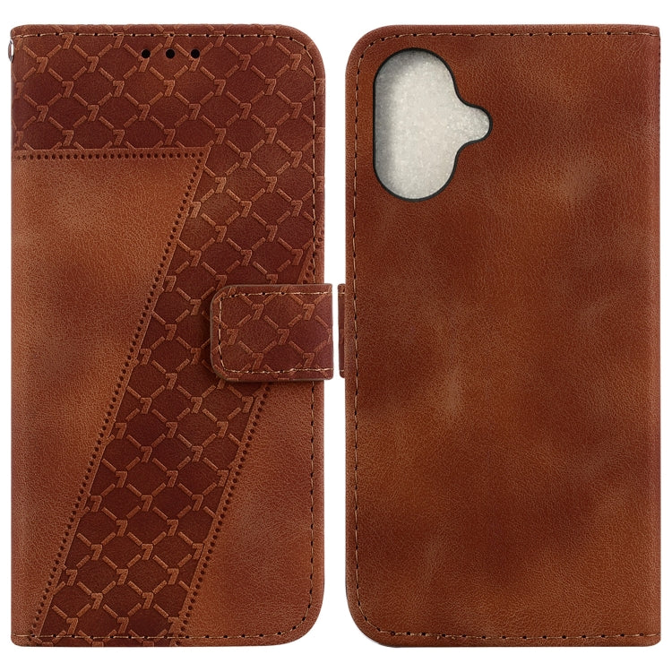 Seven-shaped Embossed Leather Phone Case, Series 1