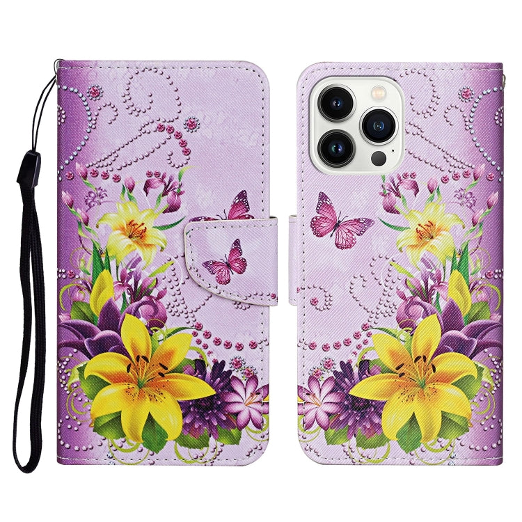 3D Colored Drawing Flip Leather Phone Case, Series 1