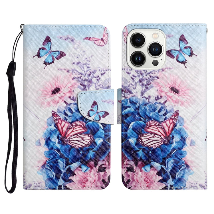 3D Colored Drawing Flip Leather Phone Case, Series 1