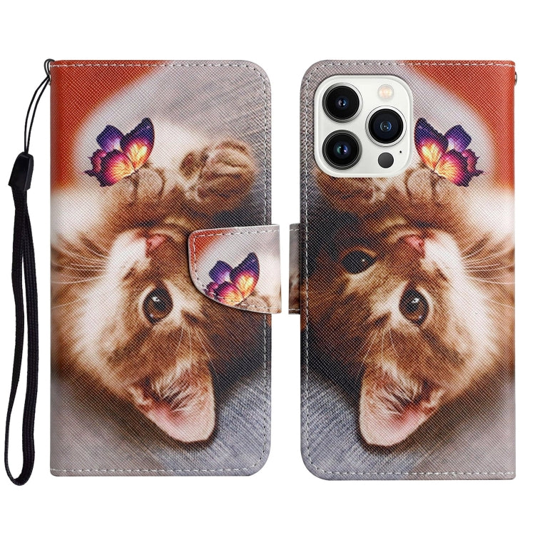 3D Colored Drawing Flip Leather Phone Case, Series 1