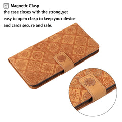 Ethnic Style Embossed Pattern Leather Phone Case, Series 1