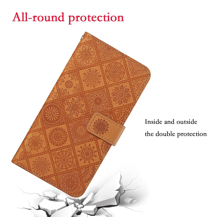 Ethnic Style Embossed Pattern Leather Phone Case, Series 1