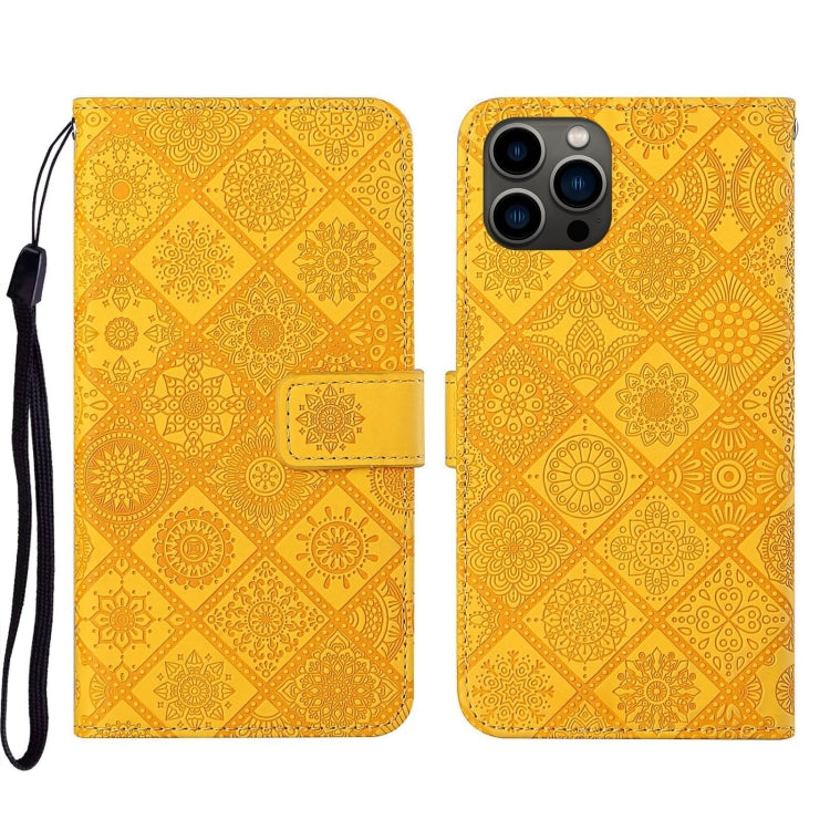 Ethnic Style Embossed Pattern Leather Phone Case, Series 1