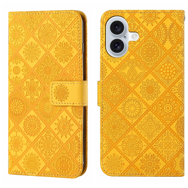 Ethnic Style Embossed Pattern Leather Phone Case, Series 1