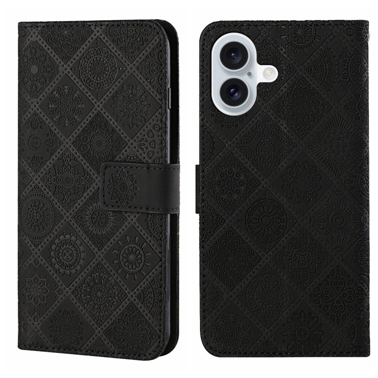 Ethnic Style Embossed Pattern Leather Phone Case, Series 1