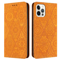 Ethnic Embossed Adsorption Leather Phone Case, Series 1