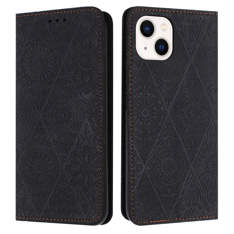 Ethnic Embossed Adsorption Leather Phone Case, Series 1