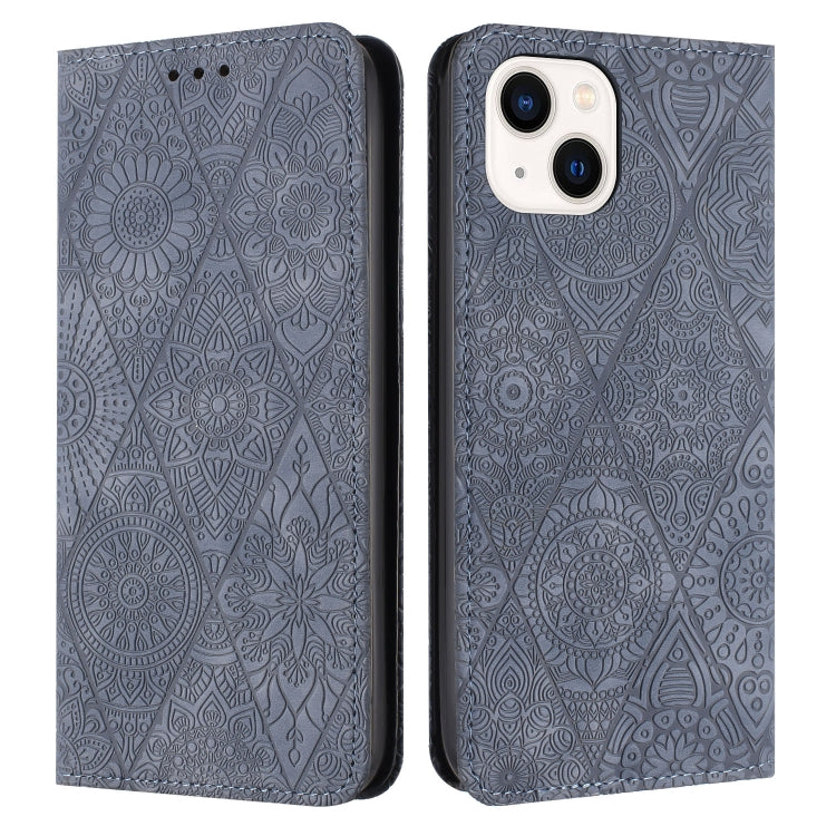 Ethnic Embossed Adsorption Leather Phone Case, Series 1