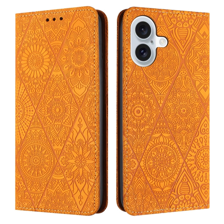 Ethnic Embossed Adsorption Leather Phone Case, Series 1