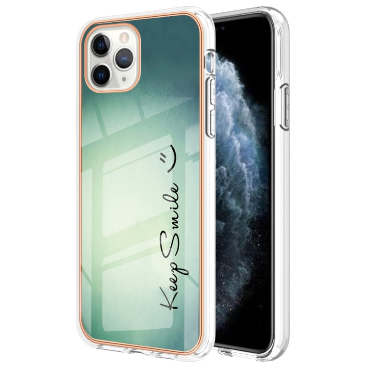 Electroplating Marble Dual-side IMD Phone Case, For iPhone 12 Pro Max, For iPhone 11 Pro Max, For iPhone 11
