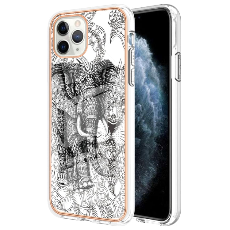 Electroplating Marble Dual-side IMD Phone Case, For iPhone 12 Pro Max, For iPhone 11 Pro Max, For iPhone 11
