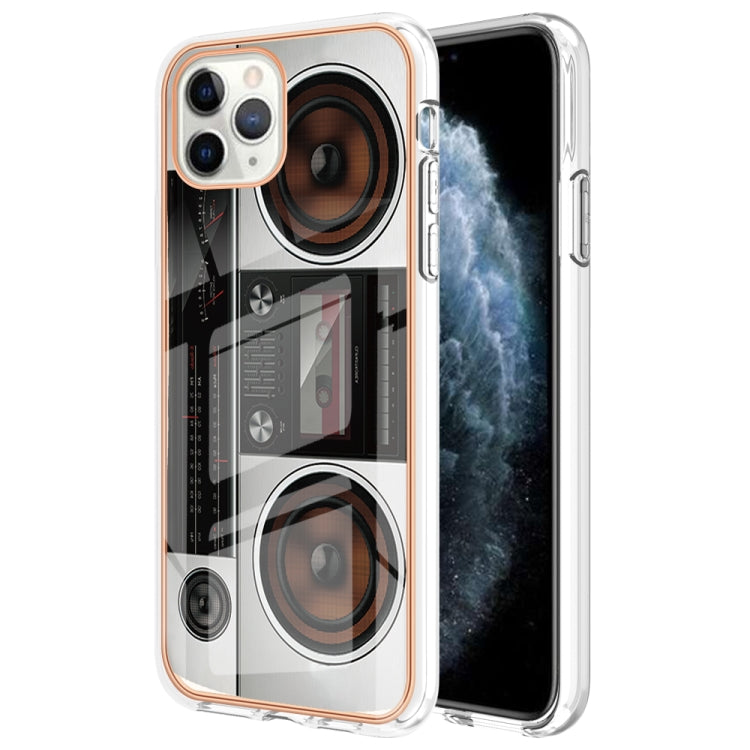 Electroplating Marble Dual-side IMD Phone Case, For iPhone 12 Pro Max, For iPhone 11 Pro Max, For iPhone 11