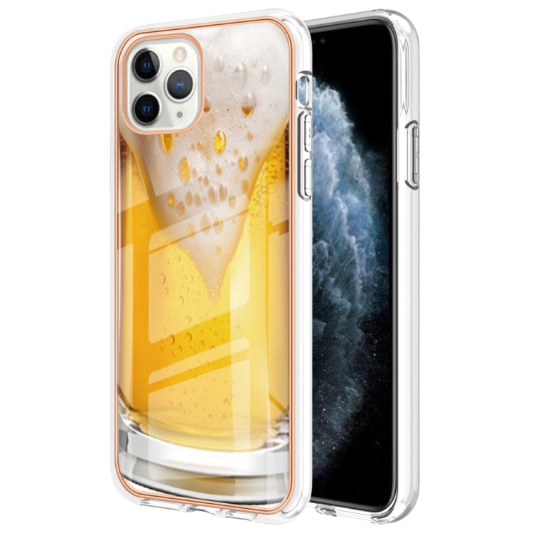 Electroplating Marble Dual-side IMD Phone Case, For iPhone 12 Pro Max, For iPhone 11 Pro Max, For iPhone 11