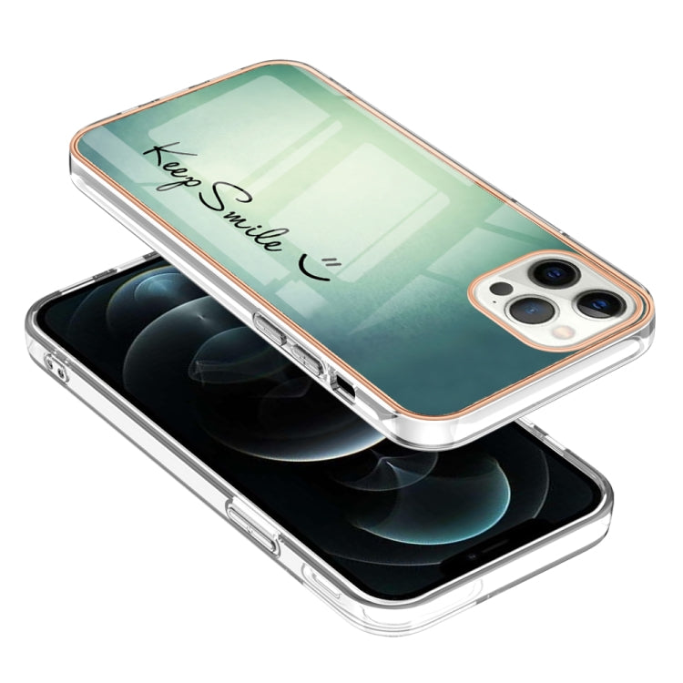 Electroplating Marble Dual-side IMD Phone Case, For iPhone 12 Pro Max, For iPhone 11 Pro Max, For iPhone 11