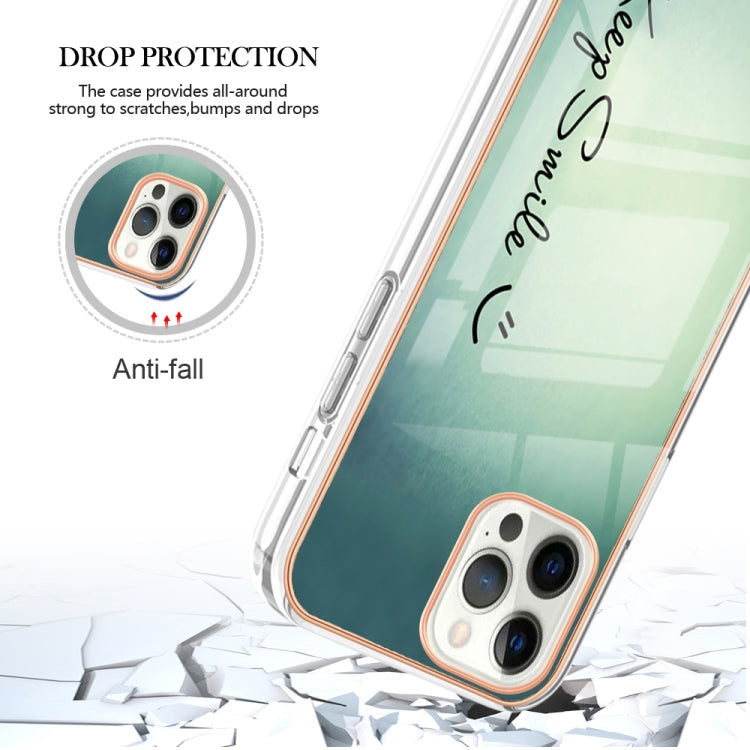 Electroplating Marble Dual-side IMD Phone Case, For iPhone 12 Pro Max, For iPhone 11 Pro Max, For iPhone 11