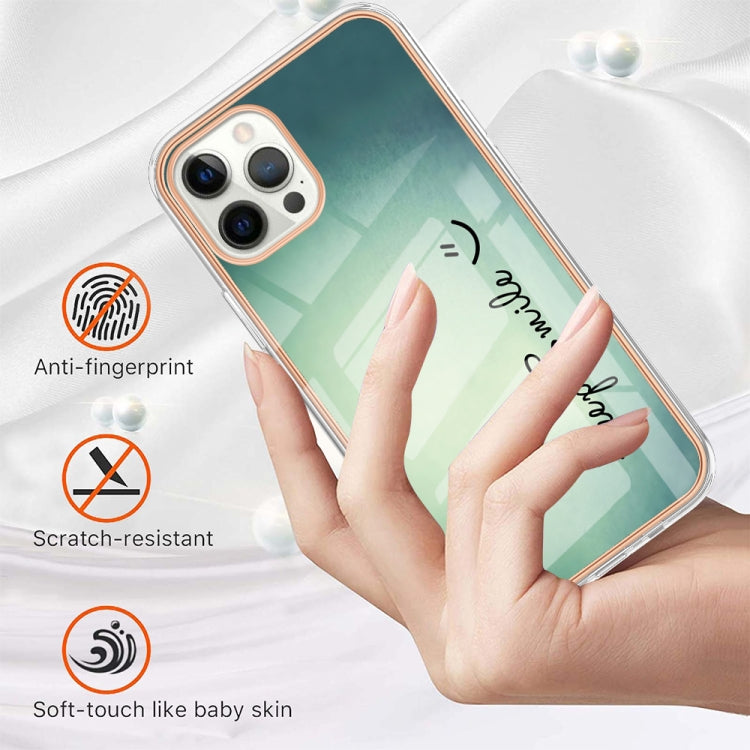Electroplating Marble Dual-side IMD Phone Case, For iPhone 12 Pro Max, For iPhone 11 Pro Max, For iPhone 11