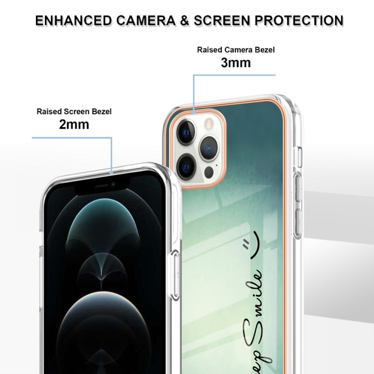 Electroplating Marble Dual-side IMD Phone Case, For iPhone 12 Pro Max, For iPhone 11 Pro Max, For iPhone 11