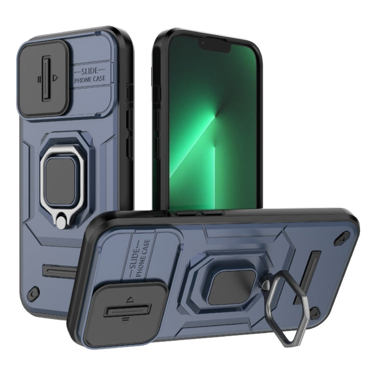 Sliding Camshield TPU + PC Shockproof Phone Case with Holder, Series 1