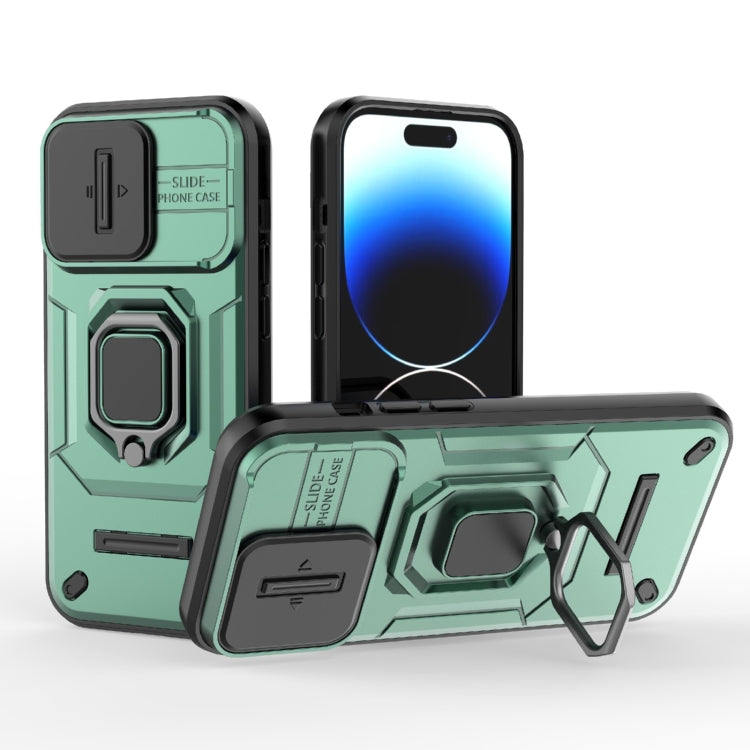 Sliding Camshield TPU + PC Shockproof Phone Case with Holder, Series 1