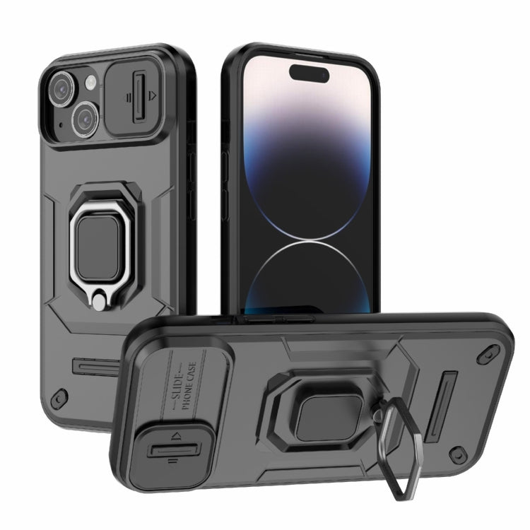 Sliding Camshield TPU + PC Shockproof Phone Case with Holder, Series 1