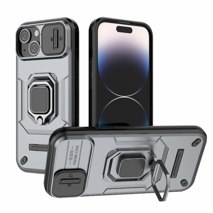 Sliding Camshield TPU + PC Shockproof Phone Case with Holder, Series 1