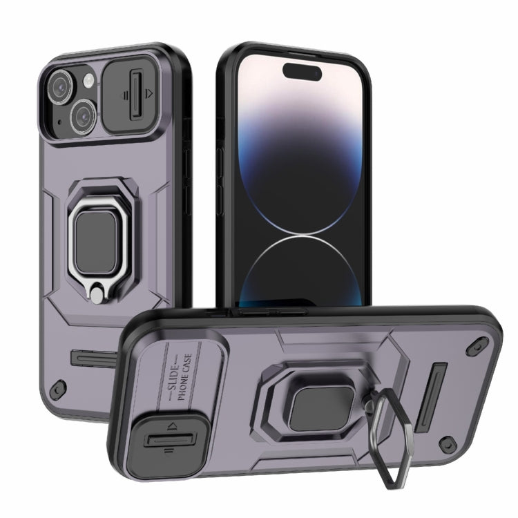 Sliding Camshield TPU + PC Shockproof Phone Case with Holder, Series 1