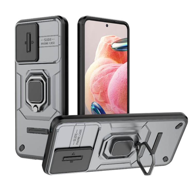 Sliding Camshield TPU + PC Shockproof Phone Case with Holder, Series 1