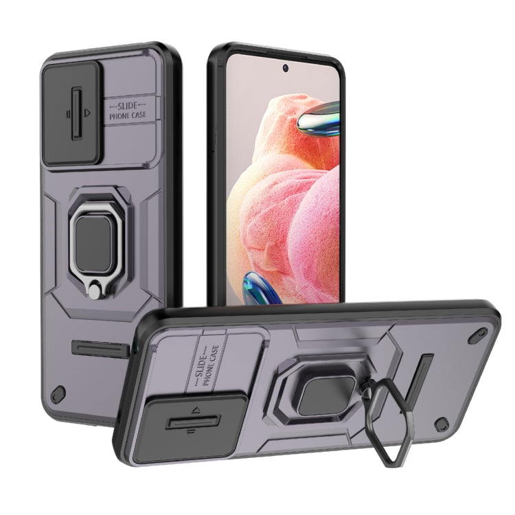 Sliding Camshield TPU + PC Shockproof Phone Case with Holder, Series 1